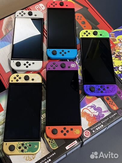 Прошитые Nintendo Switch Oled Новые
