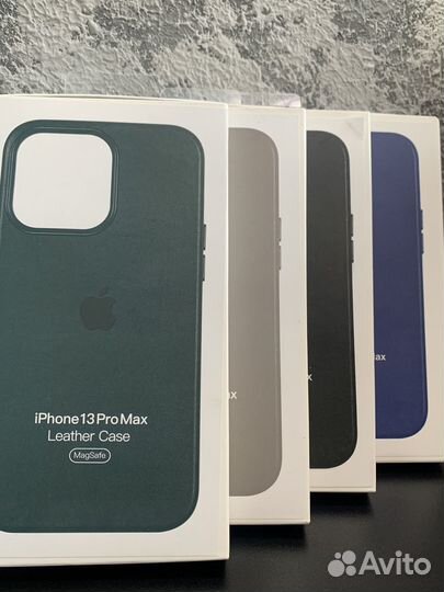 Кожаные чехлы для iPhone 13 Pro Max, 12 Pro Max