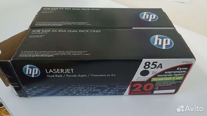 Картридж hp 85a 2 шт