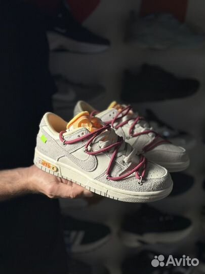 Кроссовки Nike dunk low off white