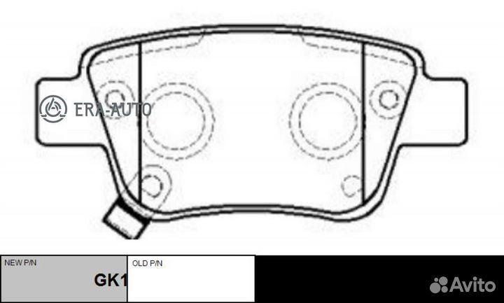 CTR GK1169 / CKT-156 Колодки тормозные дисковые за