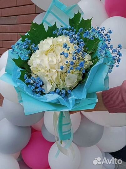 Букет из гортензии