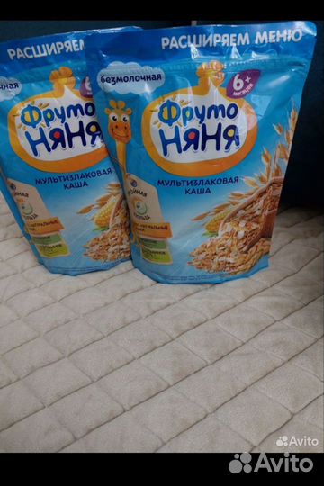 Детские каши безмолочные