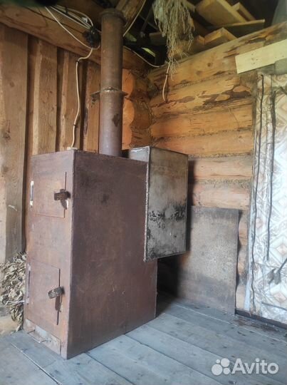 Печь для бани с баком