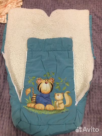 Теплый конверт в коляску