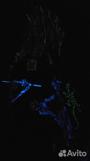 Часы-панно резные, светящиеся. Ручная работа