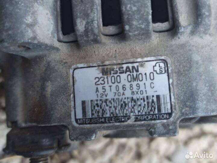 Генератор Nissan Almera n15 1.6 Primera P11