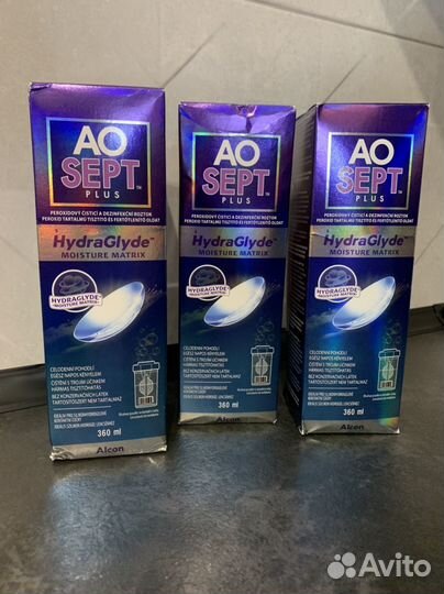 Набор раствора Aosept plus 360мл