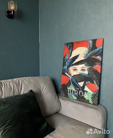 Картина по мотивам фильма Птицы