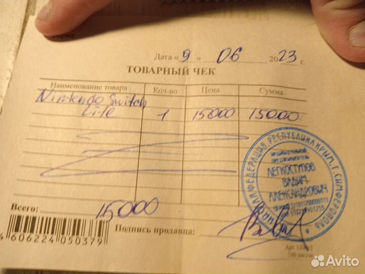 Nintendo switch lite с играми