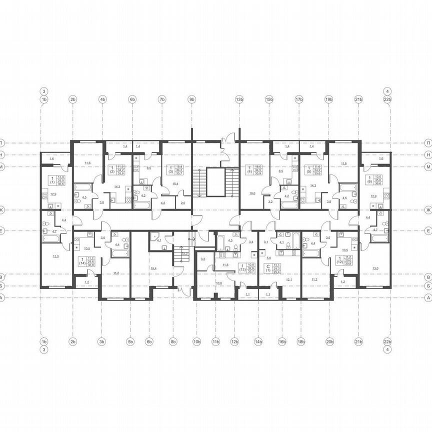 1-к. квартира, 33,7 м², 1/8 эт.