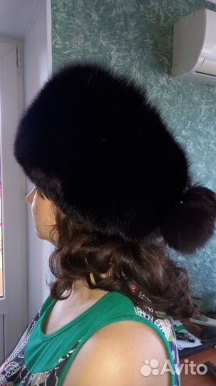 Шапка женская - песец