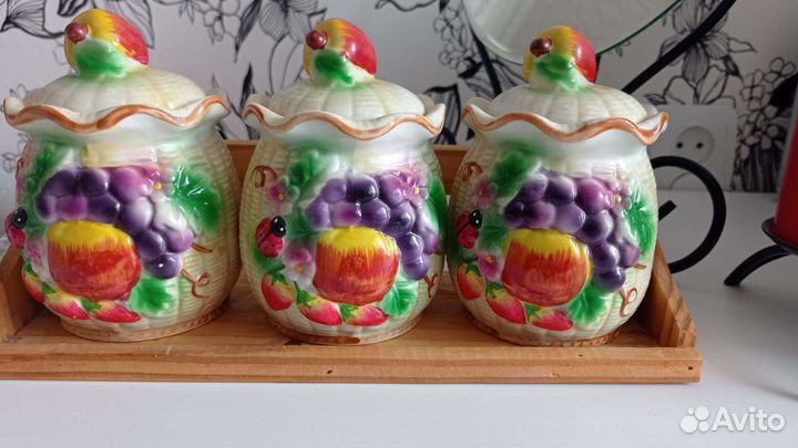 Набор для специй, чая, сахара