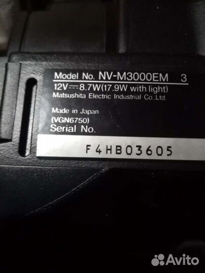 Видеокамера panasonic m3000