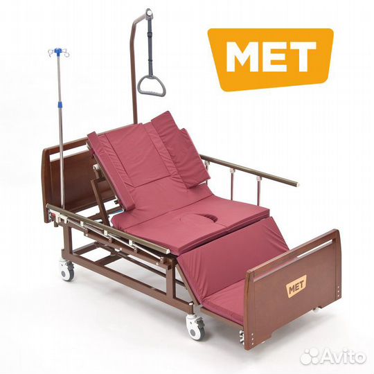 Медицинская функциональная кровать с туалетом