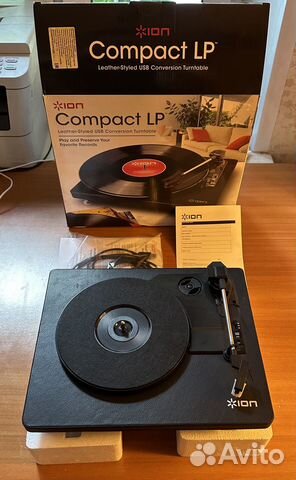 Ion compact lp виниловый проигрыватель купить в Москве | Электроника ...