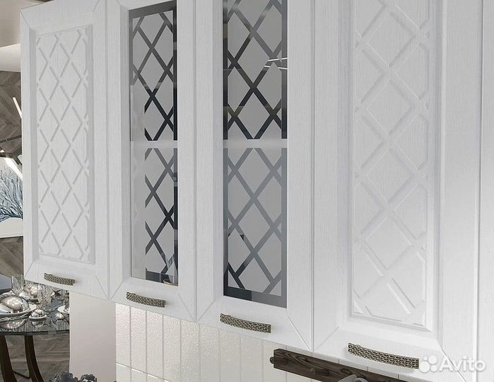 Кухня Агава Белая/Моренга 1,6м