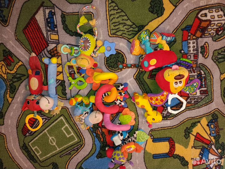 Игрушки детские мягкие развивающие