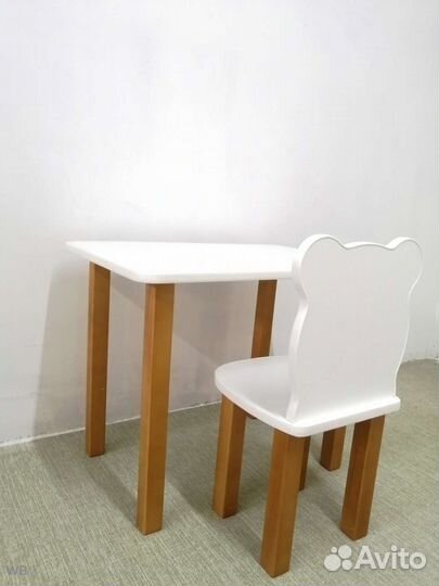 Детский стол и стул, новый в коробке