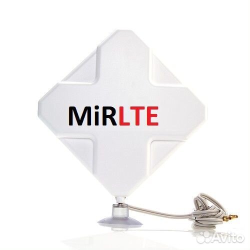 Антенна настольная MiMo 3G 4G усиление 2x11dBi CRC