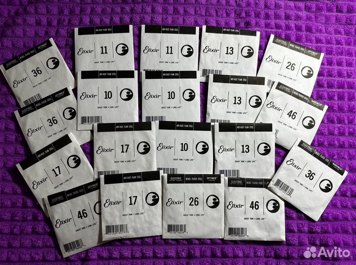 Оригинальные одиночные струны Elixir (в наличии)