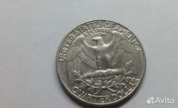 Quarter dollar 1987перевёртыш