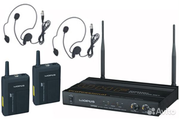 Радиосистема opus UHF 922HS- 2 головных микрофона