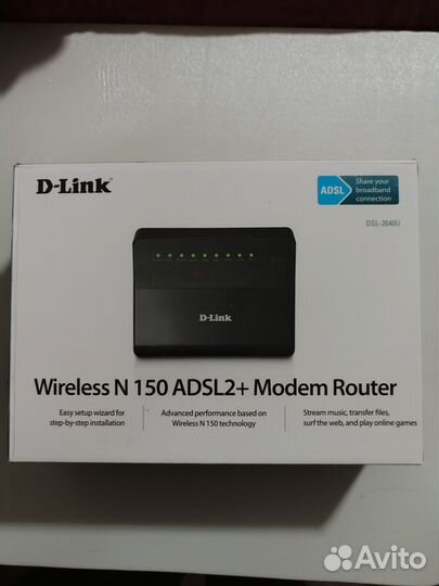 Роутер D-Link DSL-2640U