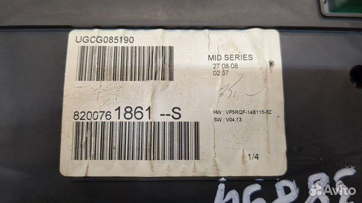 Щиток приборов Renault Clio, 2008