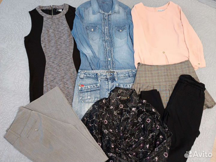 Пакет из 7 вещей, женская одежда пакетом, р.40-42