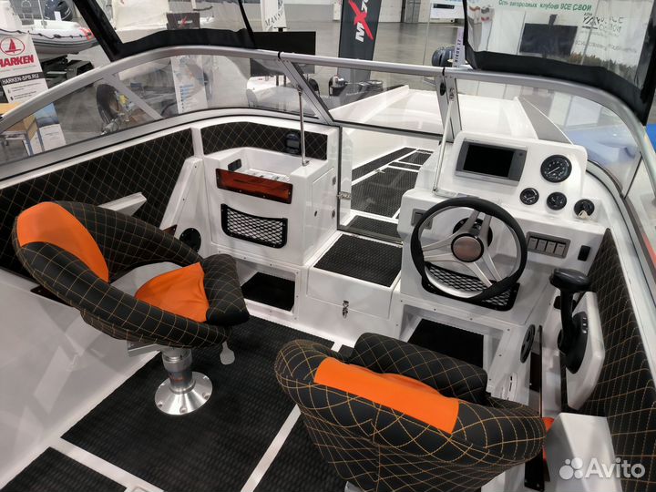 Катер риб (RIB)с надувными баллонами