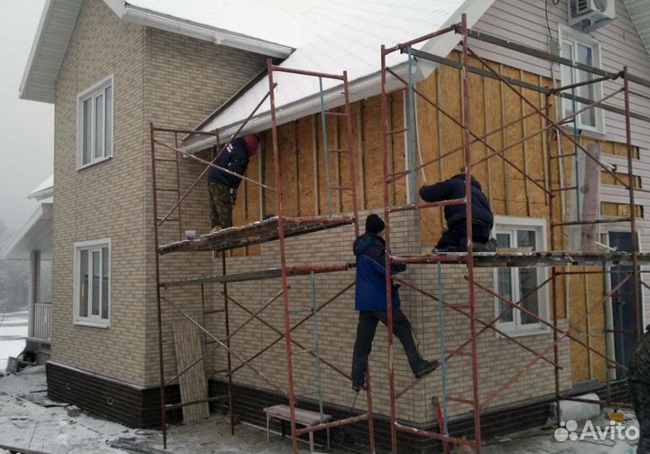 Фасад. Фасадные работы. Фасадные панели/сайдинг