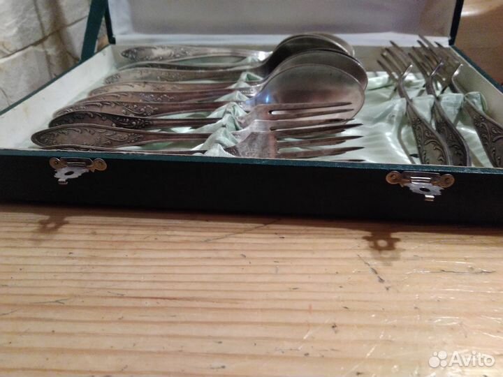 Мельхиоровые ложки и вилки