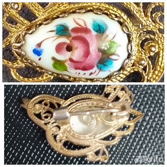 Серьги, брошь, кулон