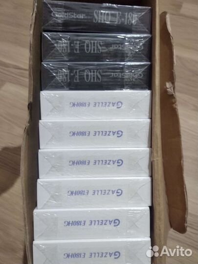 Видеокассеты vhs новые