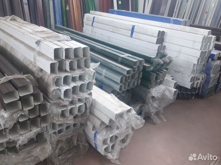 Водосточка прямоугольная белая