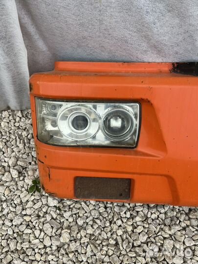 Бампер с фарами камаз евро рестайлинг