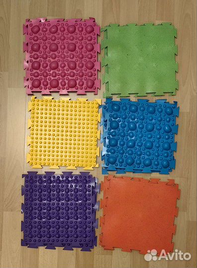 Коврики массажные пазлы