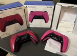 PlayStation DualSense красный и розовый