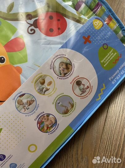 Развивающий коврик новый