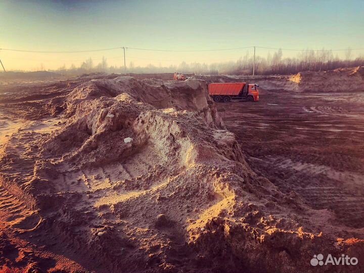 Песок карьерный