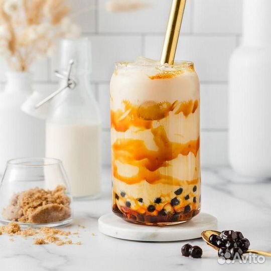 Чай бабл ти (шарики с соком) boba