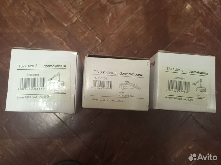 Доводчик дверной Dormakaba TS 77 size 3, 60 кг