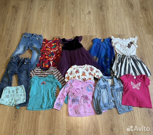 Вещи пакетом для девочки 98 104 nextZara pelican