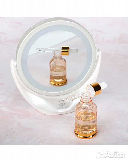 Зеркало поворотное, 5-крат. увеличение, с подсветк