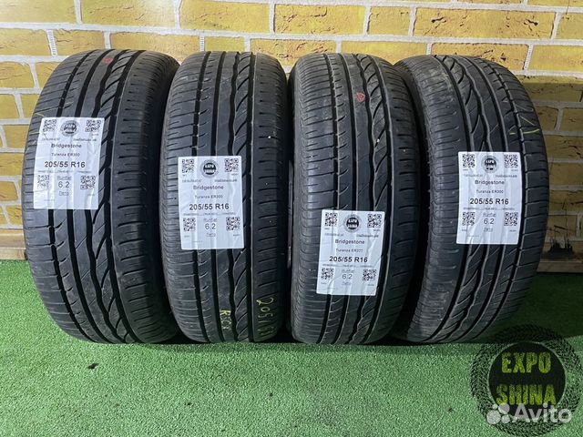 Bridgestone Turanza ER300 205/55 R16 91V купить в Москве | Авито