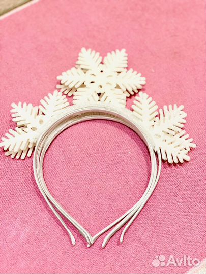 Корона снежинки на утренник