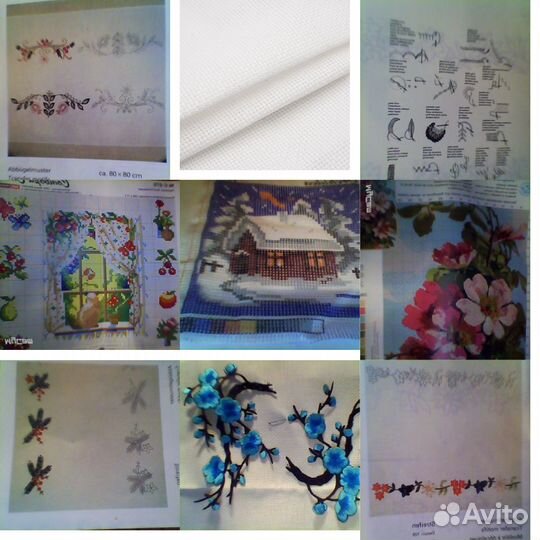 Термоаппликации. Канва. Схема