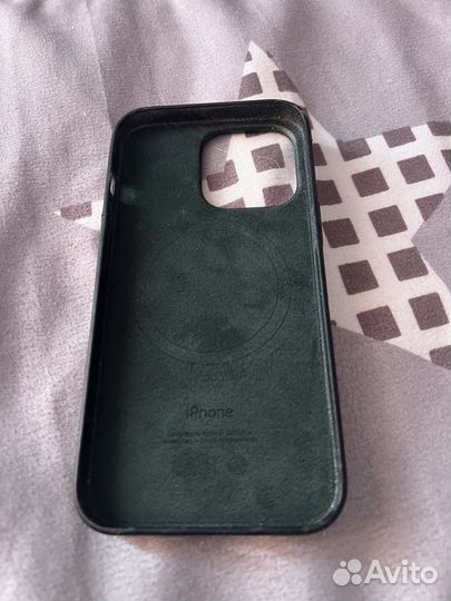 Оригинальный чехол iPhone 13 pro зеленый