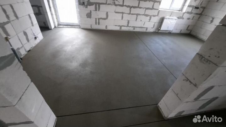 Полусухая стяжка пола. Оболенск